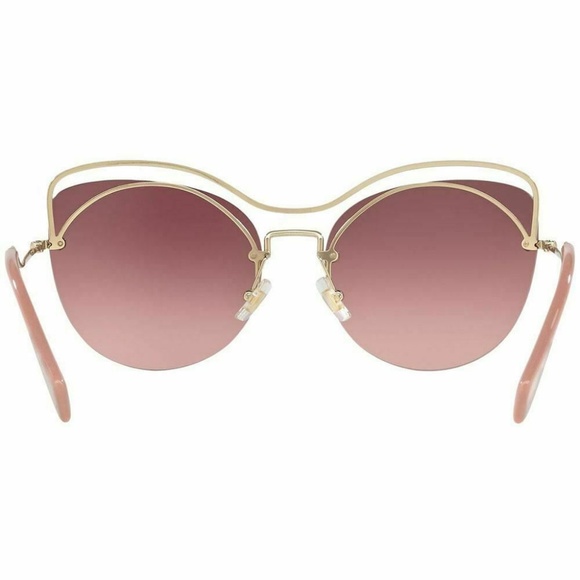 Miu Miu Cat Eye W/Pink Gradient Mirror Silver Lens - Picture 4 of 5